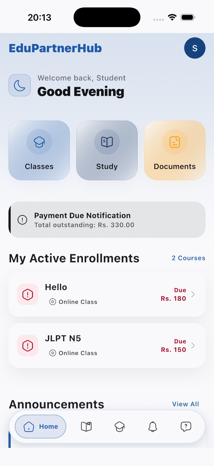 EduPartner Hub Mobile App